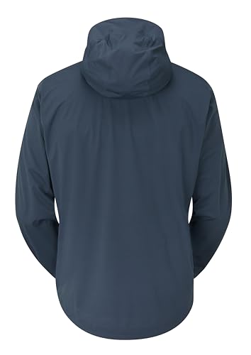 Image of Rab Men's Kinetic 2.0 Hooded Waterproof Lightweight Jacket for Hiking and Trekking
