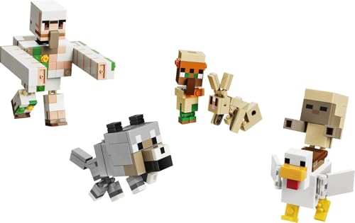 Image of LEGO Minecraft Chicken Jockey Desert Attack - Minecraft Characters Building Toy - 21592