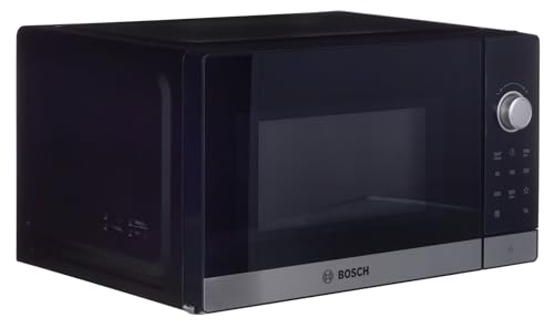 Bosch FFL023MS2 Serie 2 freistehende Mikrowelle, 26 x 44 cm, 800 W, Drehteller 27 cm, Türanschlag...
