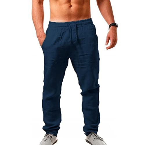 Pantalon ample en coton homme résout le problème de chaleur pour l'été à la maison