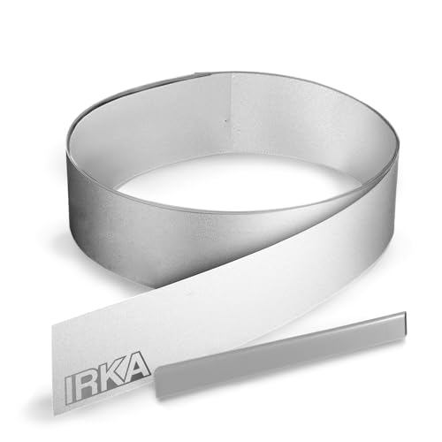 IRKA 1009-002 – Rasenkantenband – 1 mm stark – Aluminium-Zink – robuste Beeteinfassung – Höhe 20 cm – Länge 15 m
