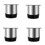 [Einstellbare Höhe] Einzigartiges zweistufiges Verstellhöhendesign, ein Zwei-Wege-festeres Design, stabiler und nicht einfach zu schütteln, die erste Stufe stellt die ideale Höhe ein und die zweite Stufe fixiert die Schrankfüße.Das Design der Rotationseinstellungen, bessere Anpassungsfähigkeit und Stabilität, einstellbare Höhe beträgt 0-10 mm.