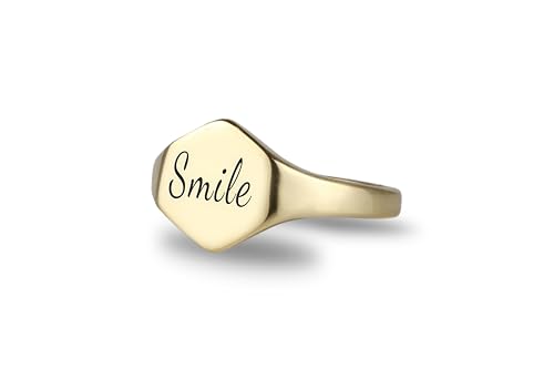Bague Sourire en Or : le bijou hexagone unisexe pour affirmer votre style