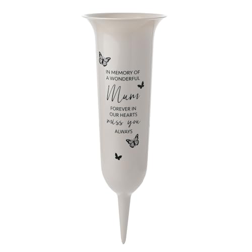Graveside Memorial Spiked Flower Vase - Mum 0490