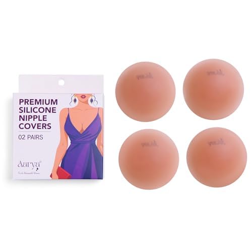 invisible silicone nipple covers, ultra-thin seamless pasties, reusable washable sweat proof pads for backless strapless outfits