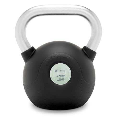 Marcy PU Coated Strength Training Kettlebell - 10 LB - MCKB-010-GREEN