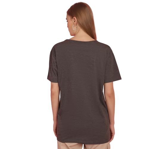 Image of Mack Jonney Printed Round Neck Cotton Regular Fit Half Sleeves Tshirt for Women(Pack of 3)-MACK631327