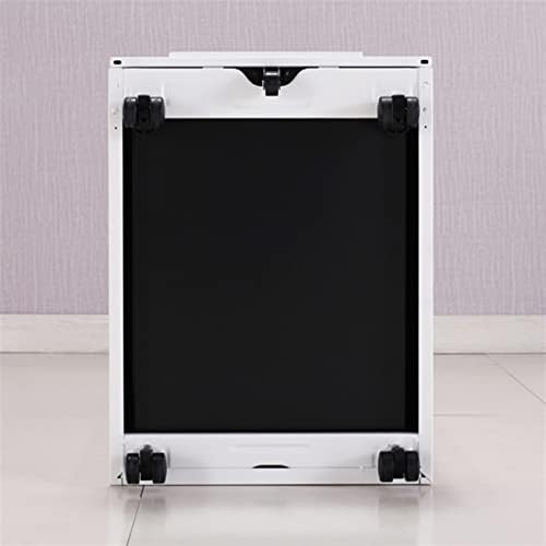 File Cabinet Three Drawers Side Pull Metal File Cabinet White Iron Chest of Drawers for Home Office Furniture 30 * 45 * 60cm Filing Organization Cabinet