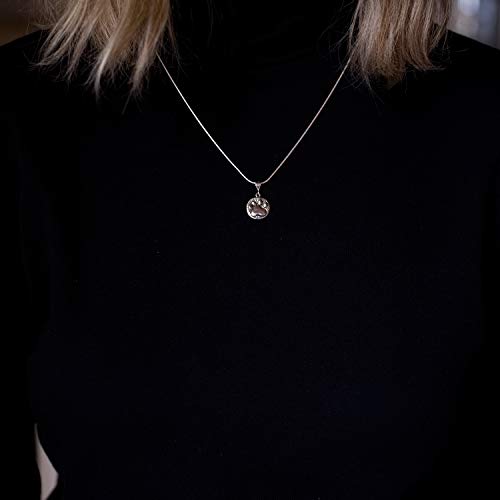 The Magic Zoo Sterling Silver Paw Print Pendant #TOP1