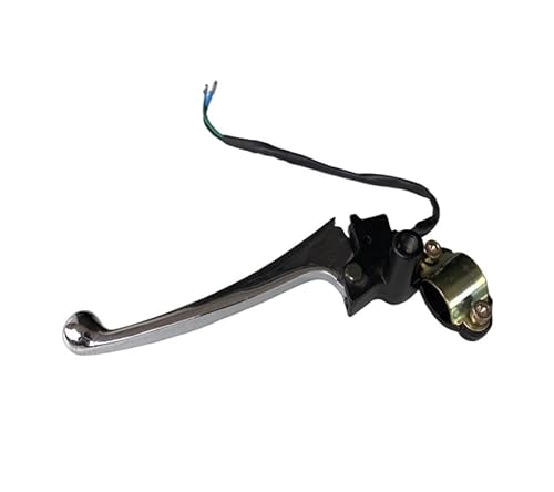 M8 8mm Right Thread Mirrors Scooter Moped Drum Mirror Mount Brake Lever Handle For GY6 125 150(Left (mirror holes))
