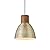 ELYONA Vintage Pendant Light Fixture, 7” Brushed Brass Hammered Metal Hanging Light Solid Wood Antique Gold Pendant Lamp for Kitchen Island, Farmhouse, Dining Room, Small, Adjustable Height