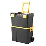 Innenmaße: 400x190x170 mm Allit 476138 McPlus Mobile >P< 24 Werkzeugkoffer mit Trolley Werkzeugkiste Box Werkzeugaufbewahrung