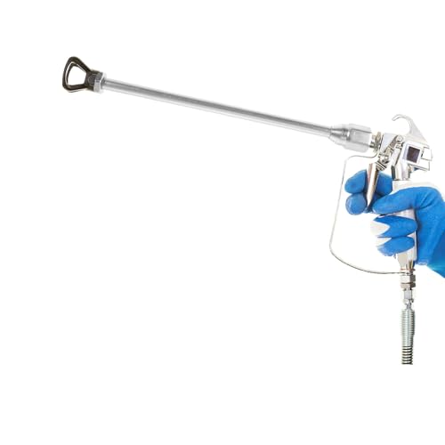Varilla de extensión airless de aluminio resistente que reduce el esfuerzo al pintar techos 8