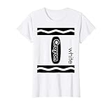 White Crayon Halloween Couple Friend Group Costume T-shirt