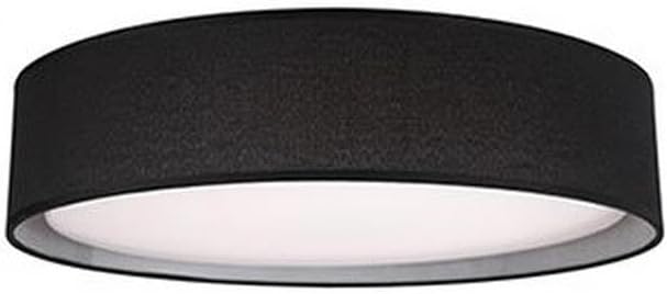 Kuzco Lighting FM7916-BK-5CCT Dalton - 24 W LED Flush Mount-4.13 Inches Tall and 16 Inches Wide, Finish Color: Black
