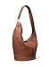 Michael Kors Sonny Medium Hobo Shoulder, Gold-Tone Hardware/Soft Venus Leather/Luggage