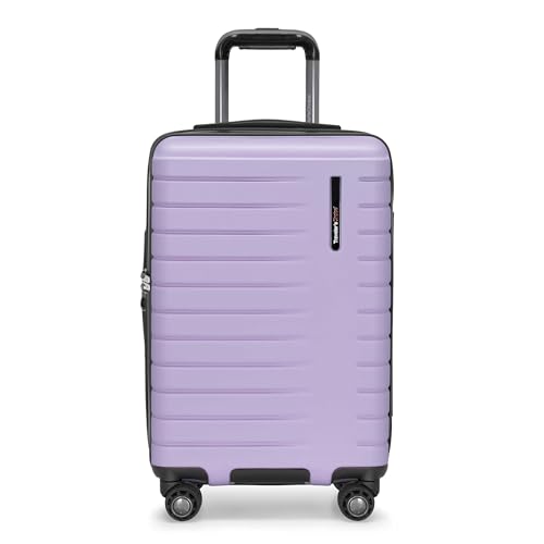 Image of Traveler's Choice Archer Polycarbonate Hardside Spinner Luggage Set, Tie Down Straps, Light Purple, 2-Piece