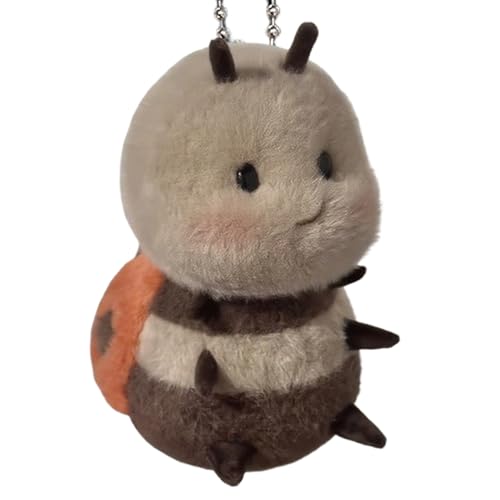 Genérico Stuffed Animals, Sitting Ladybug Plush, Cute Shy Face Doll, Soft Huggable Toy, 7.09 Inches, Sturdy Stitching, Adorable Gift for Kids Bedroom Sofa Classroom Home Decoration