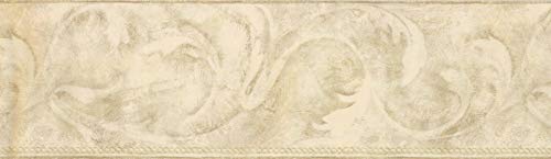 Wallpaper Border Moss Acanthus Scroll 7" x 15' AZ5155B