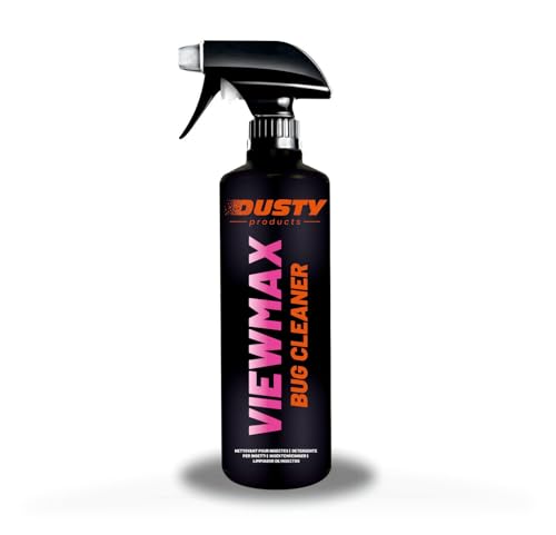 Dusty - Quitainsectos para Vehículos | Limpia Mosquitos Coche y Moto Sin Frotar, Insectos y Excrementos de la Carrocería | Elimina Rápidamente del Frontal y Parabrisas Sin Acidos | ViewMax 500 ml