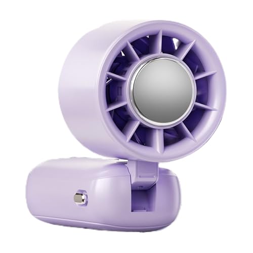 Ventilador Portátil - Ventilador Plegable Para Exteriores Con Enfriamiento De Aire,USB Recargable Silencioso con Pantalla LED para Exteriores, Camping, Playa y Jardín