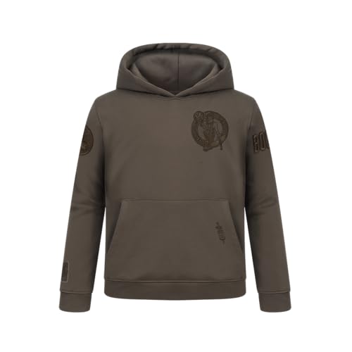 Sudadera de felpa NBA Pro Standard gris oscuro con acabados premium