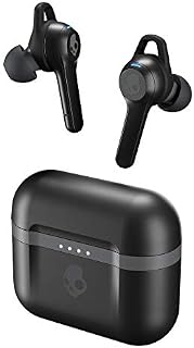 Skullcandy Indy Evo In-Ear Headphones True Wireless via Bluetooth, IP55 Sweat, Water, and Dust Resistant, Up to 30 Hours of Total Battery - True Black