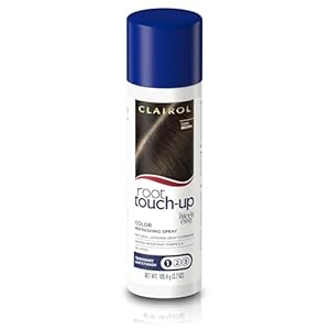 Clairol Root Touch-Up by Nice’n Easy Temporary Hair Coloring Spray, Dark Brown Hair Color, Pack of 1