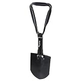 Abierta: 58 cm. Plegado: 24 cm. Pala: 21x15 cm.