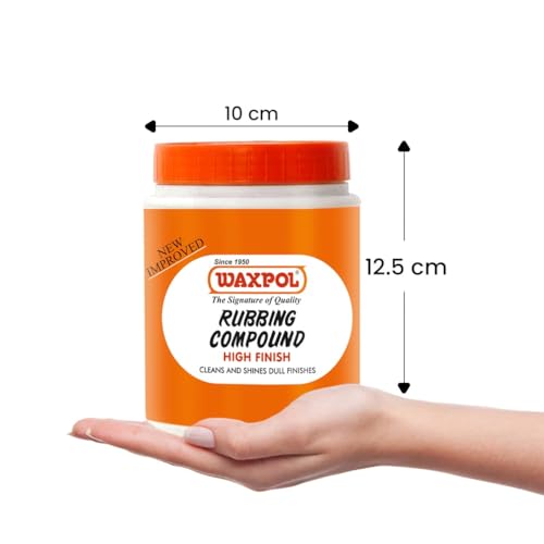 Waxpol Rubbing Compound (High Finish 1Kg) For Deep Scratches, Sandpaper Marks, Swirls & Hologram