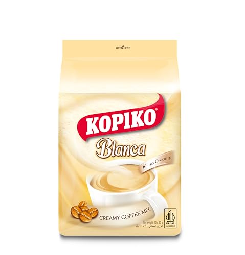 Kopiko Blanca 3 In 1 Creamy Coffee Mix (10 Sachets X 30g)