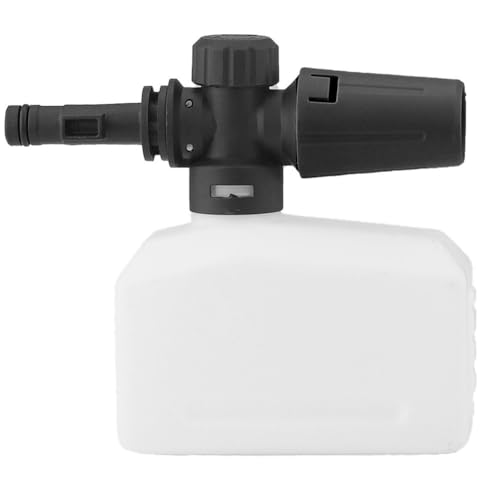 Pulverizador de espuma de alta presión para lavado de coche con boquilla ajustable para espuma rica y limpieza profunda, hecho de ABS duradero y aleación, compatible con la mayoría de lavadoras a