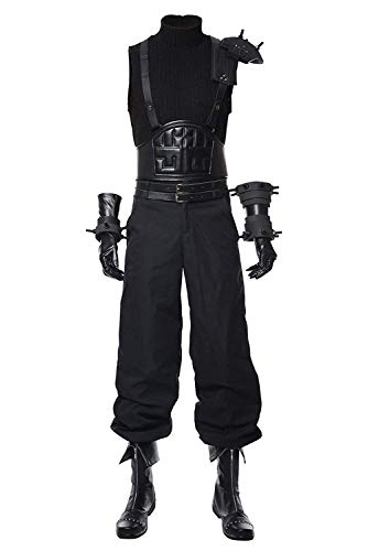 Mesodyn Adult Black Costume Halloween Cosplay Suit X-Large