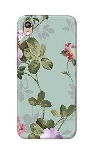 Image of Printed Hard Back Cover Case for Honor 8S | Huawei Y5 2019 Back Cover (Floral Painting) -1302