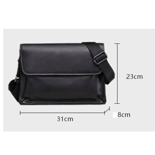 Mens Briefcases Messenger Shoulder Bags Genuine Leather Casual Daypacks Luggage Waist Packs4