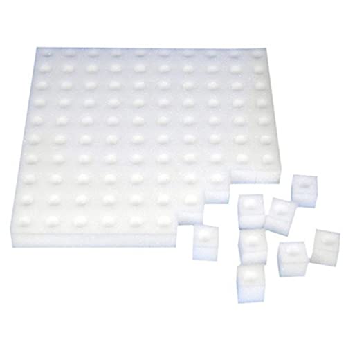 EVANEM 100 Piezas Suministros De Jardín Esponja De Plántulas Blancas Sin Tierra Verduras Hidropónicas Macetas De Vivero Plántulas, For Plantas De Cultivo De Jardín Macetas De Vivero