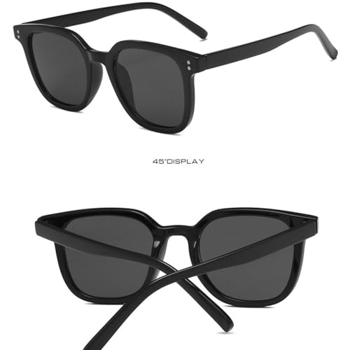 Lunettes de soleil de style rétro détails rivets de décoration chic - 4