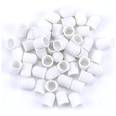 XIUHUI Xwang store 20PCS Dustproof Caps Car Tire Valve Stem Caps Bolt-In Car Truck Bike Wheel Tires Valves Tyre Stem Air Caps (Color : White) Cover