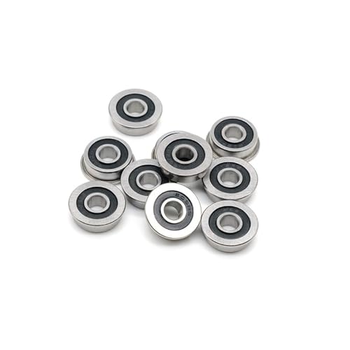 Rodamientos de bolas con brida F6800 RS 2RS de 10 x 19 x 5 mm 3