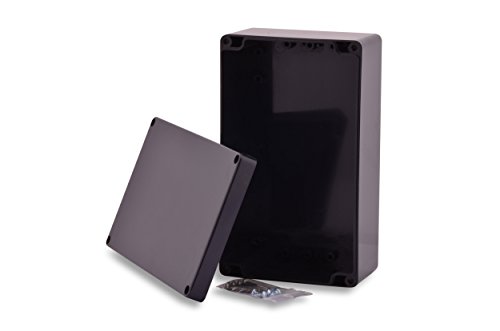 BOXEXPERT Kunststoff Gehäuse 240x160x90mm IP65 Serie Elbe ABS Schaltschrank Verteilerkasten Installationsgehäuse RAL7035 lichtgrau