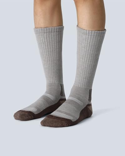 Image of WANDER Merino Wool Crew Socks 3 Pairs Lightweight Cushion Boot Sock