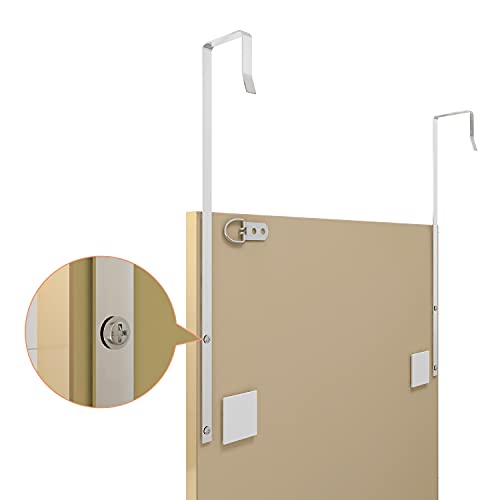 Image of whitebeach 48 inch x 16 inch Over The Door Full Length Mirror Hanging Door Mirror Wall Mirror Hanging Dress Bedroom Gold