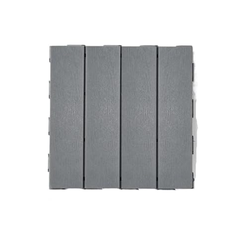 Carrelage de sol à auto-assemblage orange 300x22mm pour terrasse - 4