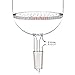 Deschem 600ml,24/40,Glass Buchner Funnel with 90mm Pore Plate,Lab Glassware