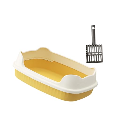 Bandeja abierta para arena de gato fácil de limpiar miniatura 7