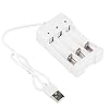 Dioche Draagbare universele oplaadbare 3,6 V drie sleuven AA en AAA batterij smart oplader