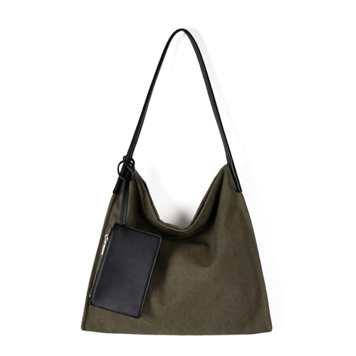 Sac à main en toile pour femme avec bandoulière