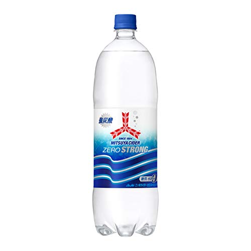 Eight Asahi Mitsuya Cider zero Strong 1.5L 1.5L X
