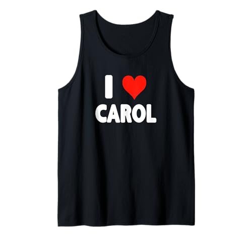 I Love Carol - Corazón Camiseta sin Mangas