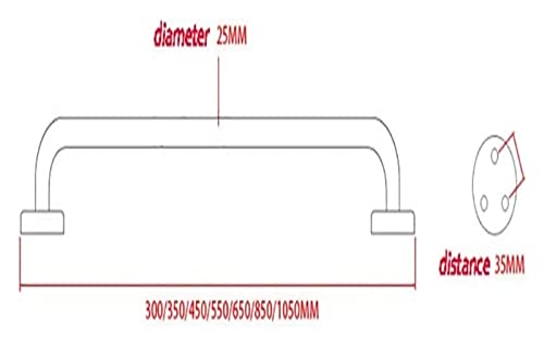 Barres d'appui en acier inoxydable 304 de qualité supérieure - 3